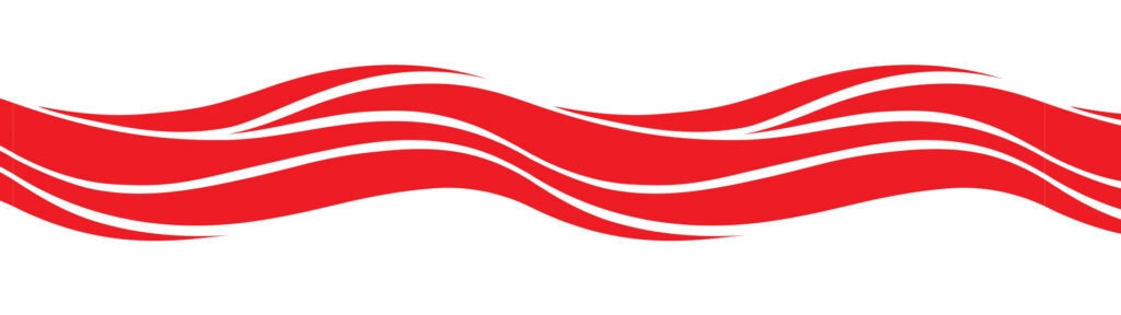 Red wave motif