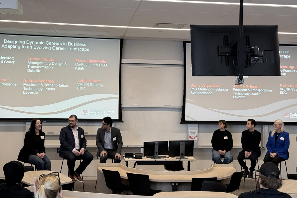 Panel discussion on “Designing Dynamic Careers in Business: Adapting to an Evolving Career Landscape."