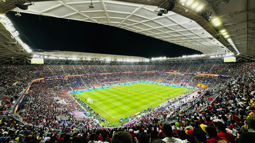 FIFA World Cup 2022 match in Qatar.