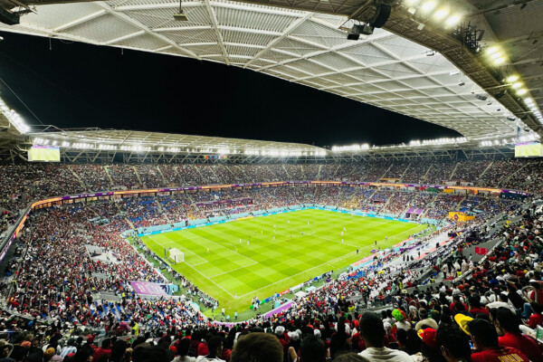 FIFA World Cup 2022 match in Qatar.