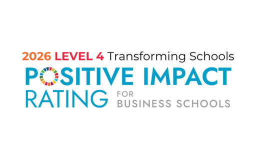 Positive Impact Rating for Business Schools. 2026 Level 4 Transforming Schools.