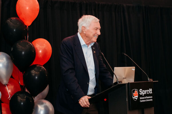 Eric Sprott, BCom/65, Carleton University's Sprott School of Business