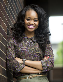 BCom student Aira Adekola