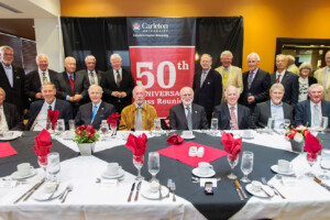 Carleton Commerce Class of 65 at the 50th anniversary of their graduation.