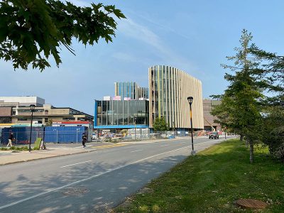 The Nicol Building under construction 