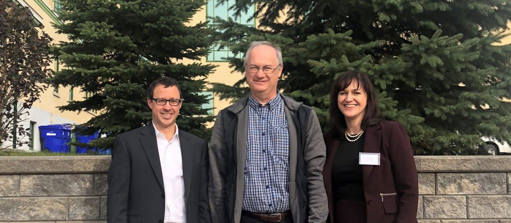 a male phd student, a faculty member and a female phd student